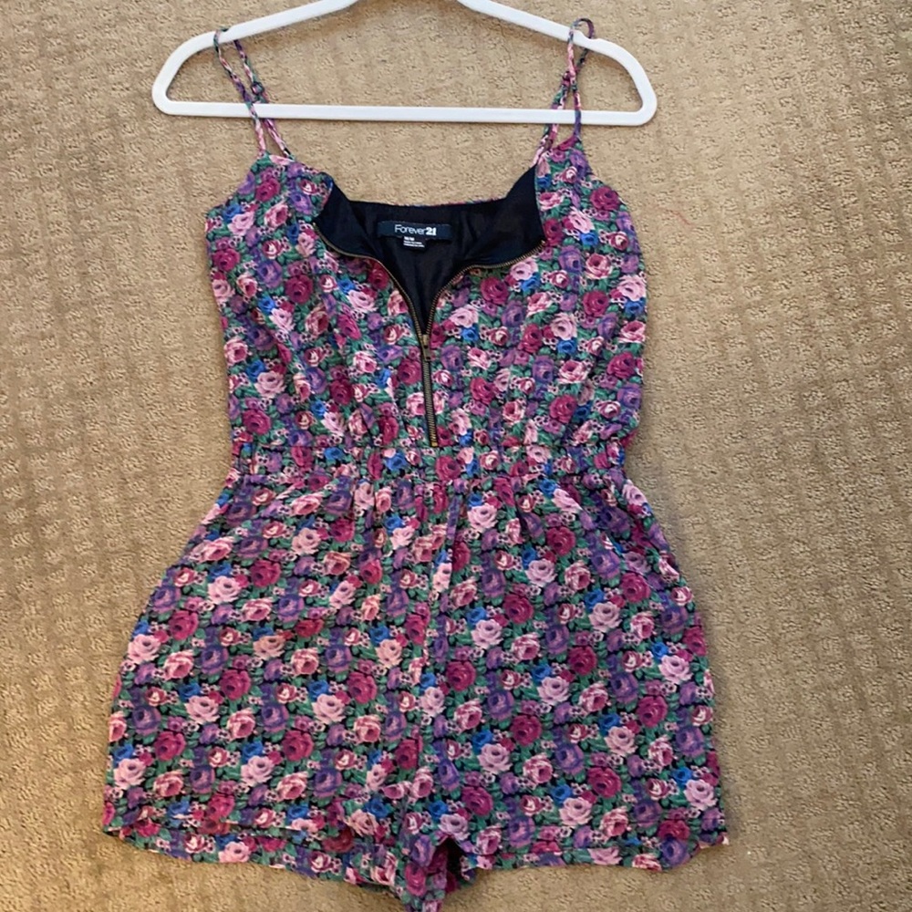 Forever 21 Floral Romper